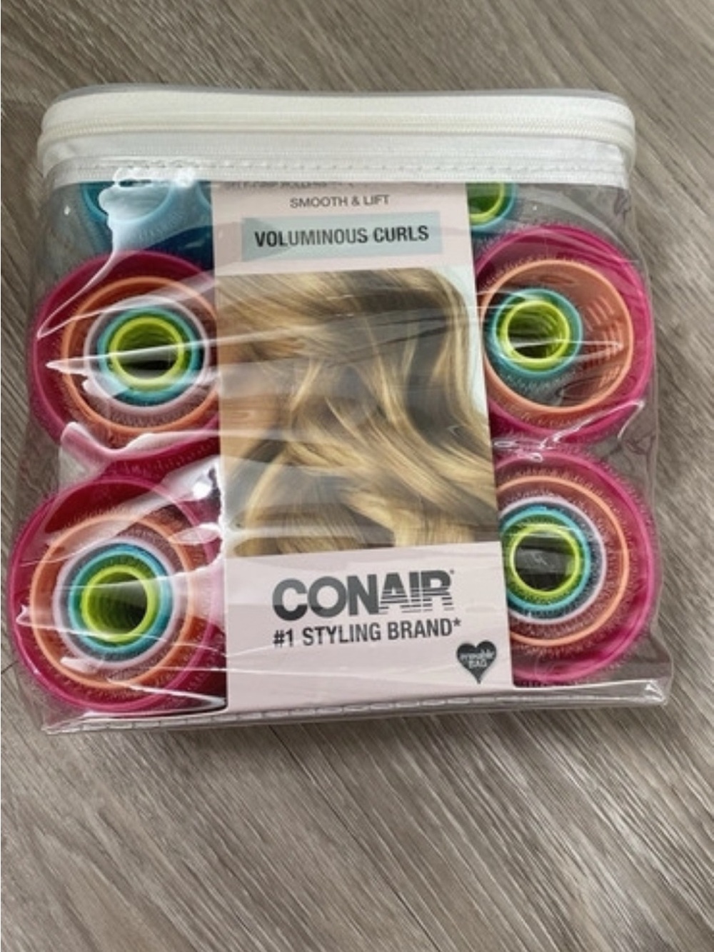 Conair Voluminous Curls Hair Rollers - Pink & Orange Set